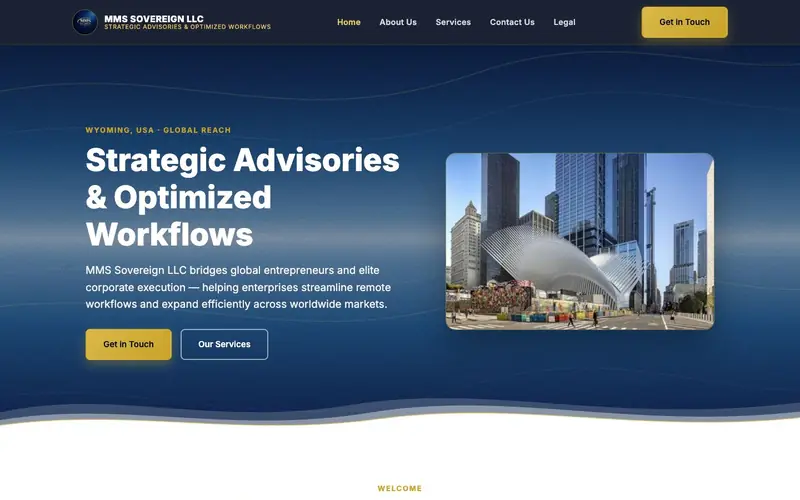 MMS Sovereign website